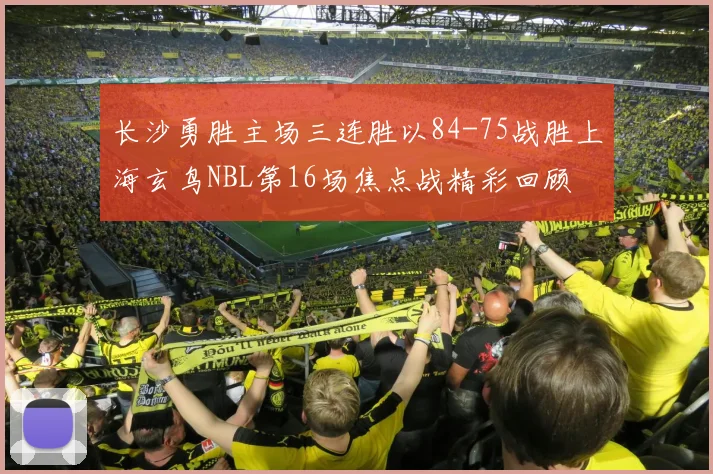 长沙勇胜主场三连胜以84-75战胜上海玄鸟NBL第16场焦点战精彩回顾